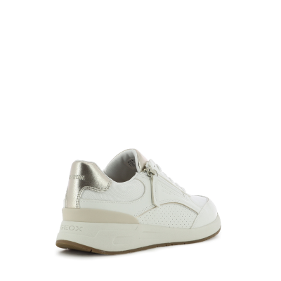 Дамски Сникърс GEOX - D65NQB D BULMYA WHITE/LT GOLD