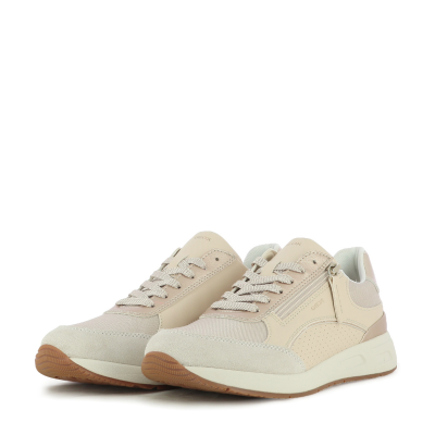 Дамски Сникърс GEOX - D65NQB D BULMYA PAPYRUS/LT GOLD