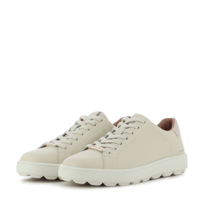 Дамски Сникърс GEOX - D65PJD D SPHERICA ECUB PAPYRUS/LT GOLD