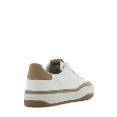Мъжки Сникърс GEOX - U65MZA U DYNAMIA WHITE/NATURAL