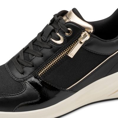 Дамски Сникърс TAMARIS - 1-23754-45-048 BLACK/GOLD