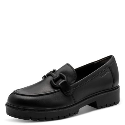Дамски Лоуфър TAMARIS - 1-24723-43-003 BLACK LEATHER