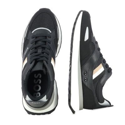 Мъжки Сникърс BOSS - 50498280 JONAH RUNN MX N BLACK