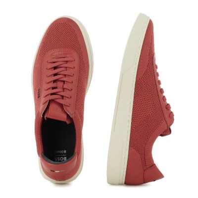 Мъжки Сникърс BOSS - 50563181 KIERAN TENN KNAL MEDIUM BROWN