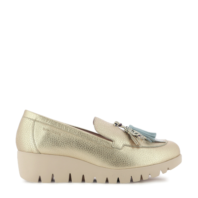 Дамски Обувки На Платформа WONDERS - C-33350 FLY PLATINO/AURA