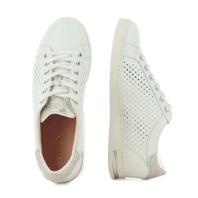 Дамски Сникърс GEOX - D151BB D JAYSEN WHITE/LT SILVER