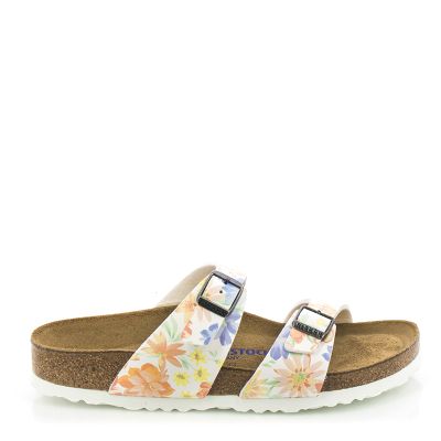 Дамски чехли BIRKENSTOCK - 1016135-flowerswhite201