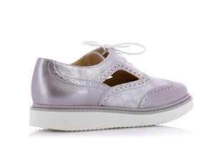 Дамски обувки с връзки GEOX - d824ba-greyss18