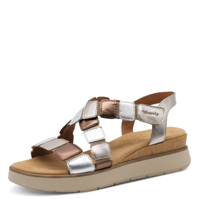 Дамски Сандали На Платформа Tamaris COMFORT - Tamaris COMFORT METALLIC COMB