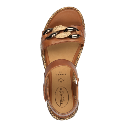 Дамски Равни Сандали  Tamaris COMFORT - Tamaris COMFORT COGNAC