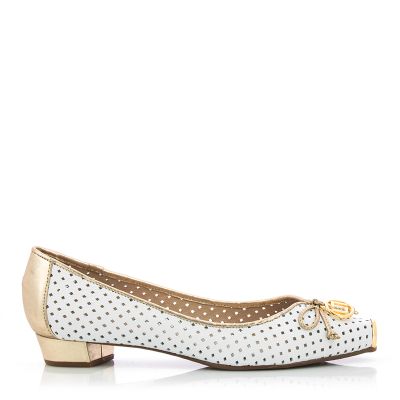 Дамски обувки на ток LUZ DA LUA - S302019PUV2  Bianco/Gold