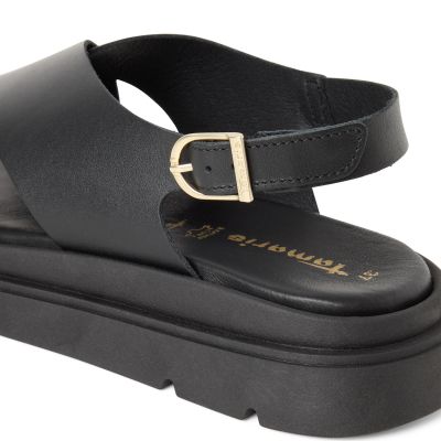 Дамски Равни Сандали TAMARIS - 1-28270-42-003 BLACK LEATHER