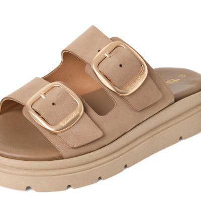 Дамски Равни Чехли TAMARIS - 1-27239-42-353 TAUPE NUBUC