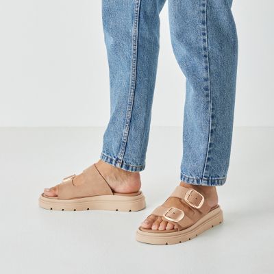 Дамски Равни Чехли TAMARIS - 1-27239-42-353 TAUPE NUBUC