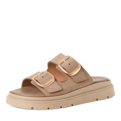 Дамски Равни Чехли TAMARIS - 1-27239-42-353 TAUPE NUBUC