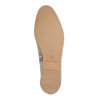 Дамски Лоуфър TAMARIS - 1-24221-44-483 BEIGE SNAKE