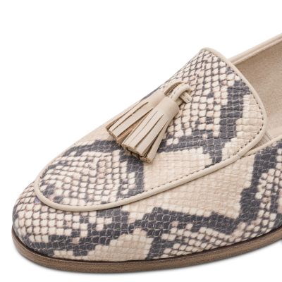 Дамски Лоуфър TAMARIS - 1-24221-44-483 BEIGE SNAKE