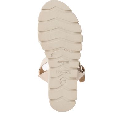 Дамски Сандали На Платформа TAMARIS - 1-28712-42-378 TAUPE SUEDE