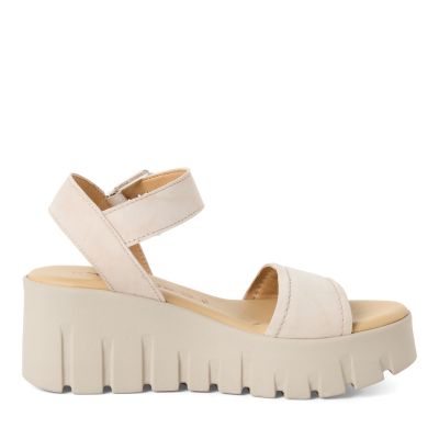 Дамски Сандали На Платформа TAMARIS - 1-28712-42-378 TAUPE SUEDE