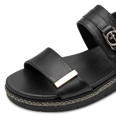 Дамски Сандали На Платформа TAMARIS - 1-28264-44-001 BLACK