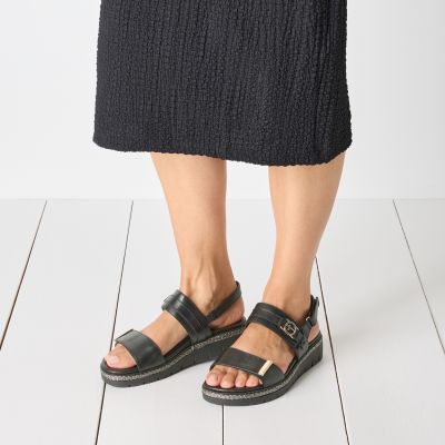 Дамски Сандали На Платформа TAMARIS - 1-28264-44-001 BLACK