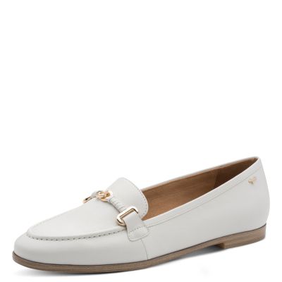 Дамски Лоуфър TAMARIS - 1-24240-44-117 WHITE LEATHER