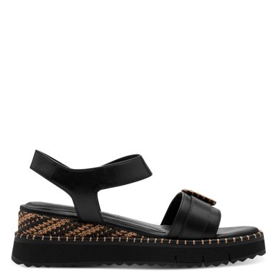 Дамски Сандали На Платформа TAMARIS - 1-28223-46-001 BLACK