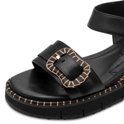 Дамски Сандали На Платформа TAMARIS - 1-28223-46-001 BLACK