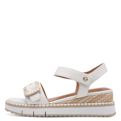 Дамски Сандали На Платформа TAMARIS - 1-28223-46-100 WHITE