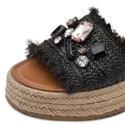 Дамски Чехли На Платформа TAMARIS - 1-27214-46-001 BLACK