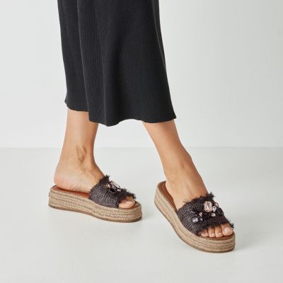 Дамски Чехли На Платформа TAMARIS - 1-27214-46-001 BLACK