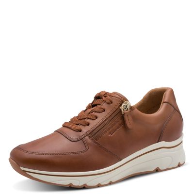 Дамски Сникърс TAMARIS - 1-23711-42-3B8 COGNAC LEATHER