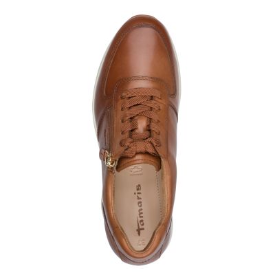 Дамски Сникърс TAMARIS - 1-23711-42-3B8 COGNAC LEATHER