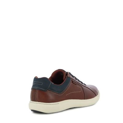Мъжки Сникърс CLARKS - 26176886 MAPSTONE LACE MAHOGANY LEA