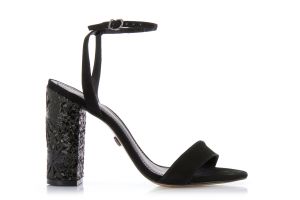 Дамски сандали на ток DONNA ITALIANA - 87561-blackss18