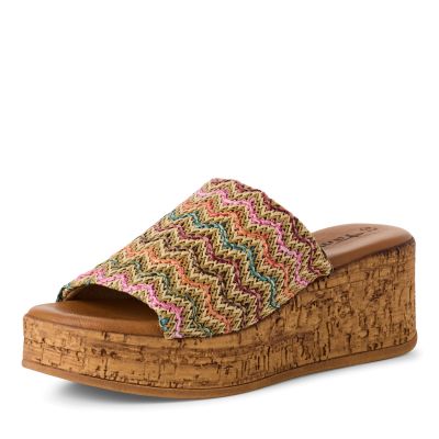 Дамски Чехли На Платформа TAMARIS - 1-27205-44-902 MULTICOLOR