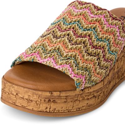 Дамски Чехли На Платформа TAMARIS - 1-27205-44-902 MULTICOLOR