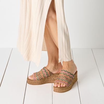 Дамски Чехли На Платформа TAMARIS - 1-27205-44-902 MULTICOLOR