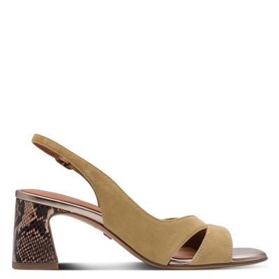 Дамски Сандали На Ток TAMARIS - 1-28218-46-445 TAN COMB