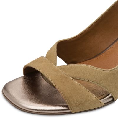 Дамски Сандали На Ток TAMARIS - 1-28218-46-445 TAN COMB