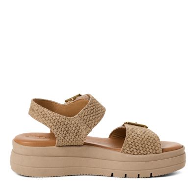 Дамски Сандали На Платформа TAMARIS - 1-28209-46-330 TAUPE STRUCT.