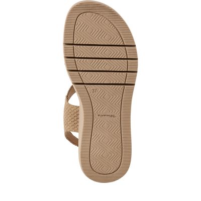 Дамски Сандали На Платформа TAMARIS - 1-28209-46-330 TAUPE STRUCT.