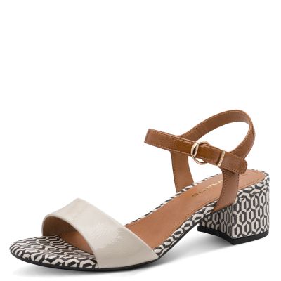 Дамски Сандали На Ток TAMARIS - 1-28249-42-430 IVORY COMB