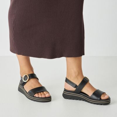 Дамски Сандали На Платформа TAMARIS - 1-28254-46-001 BLACK