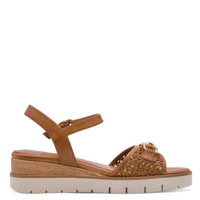 Дамски Сандали На Платформа TAMARIS - 1-28215-46-305 COGNAC