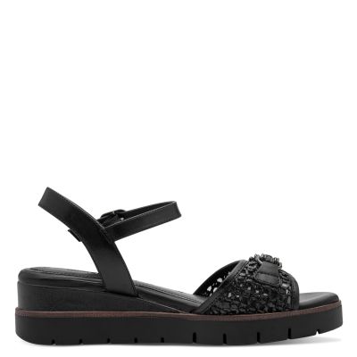 Дамски Сандали На Платформа TAMARIS - 1-28215-46-001 BLACK