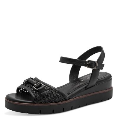 Дамски Сандали На Платформа TAMARIS - 1-28215-46-001 BLACK