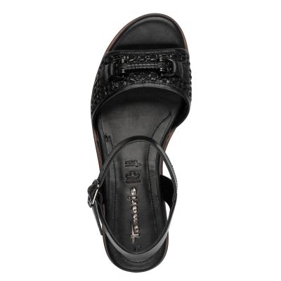 Дамски Сандали На Платформа TAMARIS - 1-28215-46-001 BLACK