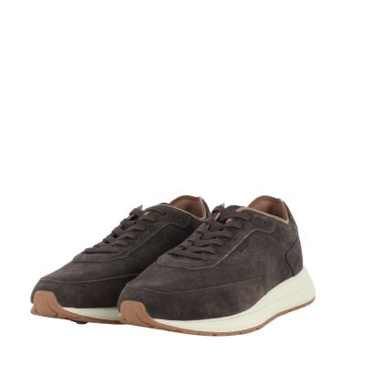 Мъжки Сникърс BOSS - 50563960 VINSTON RUNN SDPF DARK BROWN