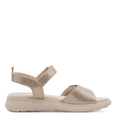 Дамски Равни Сандали TAMARIS - 1-28385-46-968 LT GOLD STRUCT